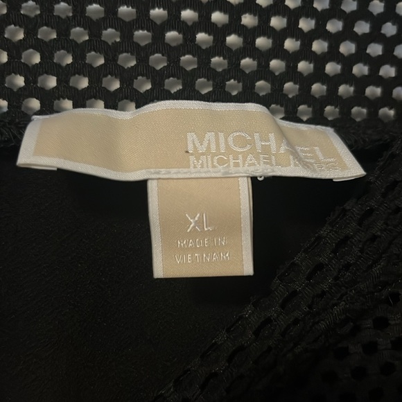 Michael Kors fishnet black dress xl - Picture 2 of 5